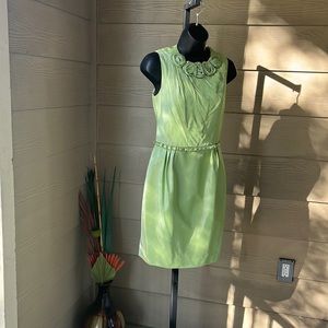 Carmen Marc Valvo Silk Sheath Dress. PreLoved